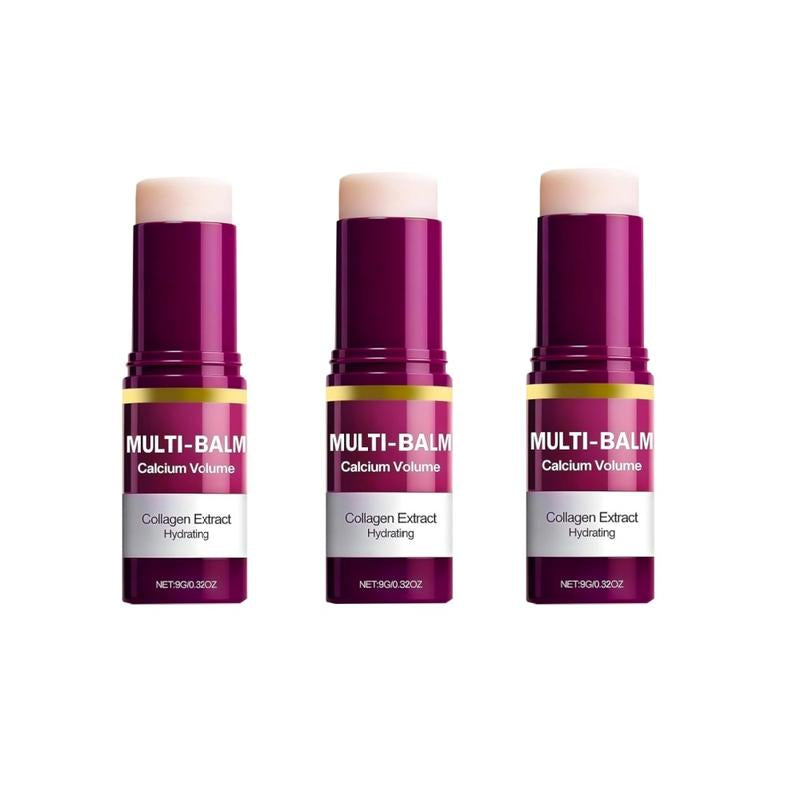 Calcium Multi Balm Stick, Calcium Volume Multi Balm, Korean Collagen Moisturing Stick, Firming & Moisturizing, Korean Skincare, Anti-Wrinkle, Hydrating, Lifting Cream for Eyes, Face & Neck