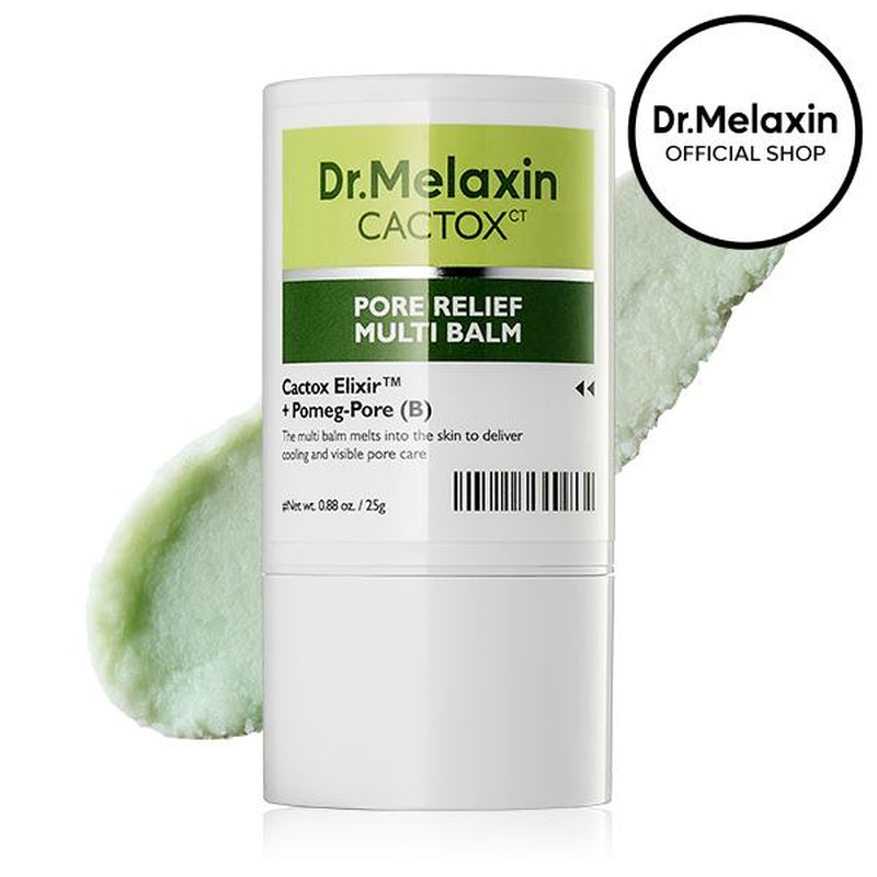 [Dr.Melaxin Official] CACTOX PORE RELIEF MULTI BALM with Cactus Cooling Reduce Puffiness & Pore Tightening for Visible Pore Care Skin Repair