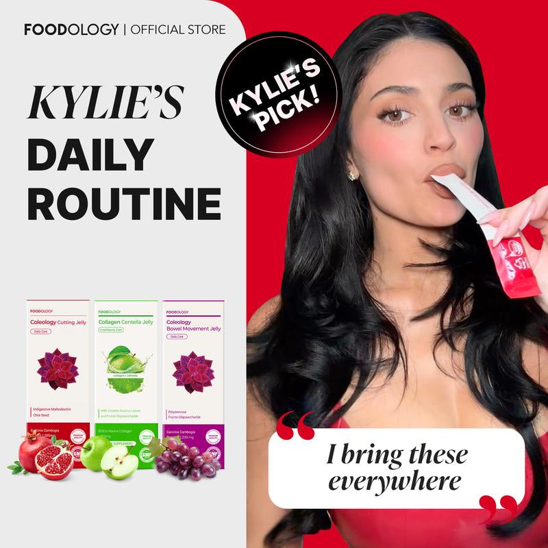 [FOODOLOGY] 3-In-1 Complete Jelly Bundle | Coleology Cutting Jelly + Bowel Movement Jelly + Collagen Centella Jelly | Metabolism Boost, Gut Health, Glow Skin Bundle