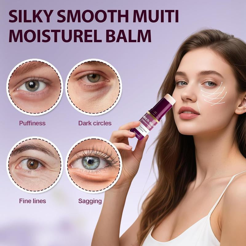 Calcium Multi Balm Stick, Calcium Volume Multi Balm, Korean Collagen Moisturing Stick, Firming & Moisturizing, Korean Skincare, Anti-Wrinkle, Hydrating, Lifting Cream for Eyes, Face & Neck