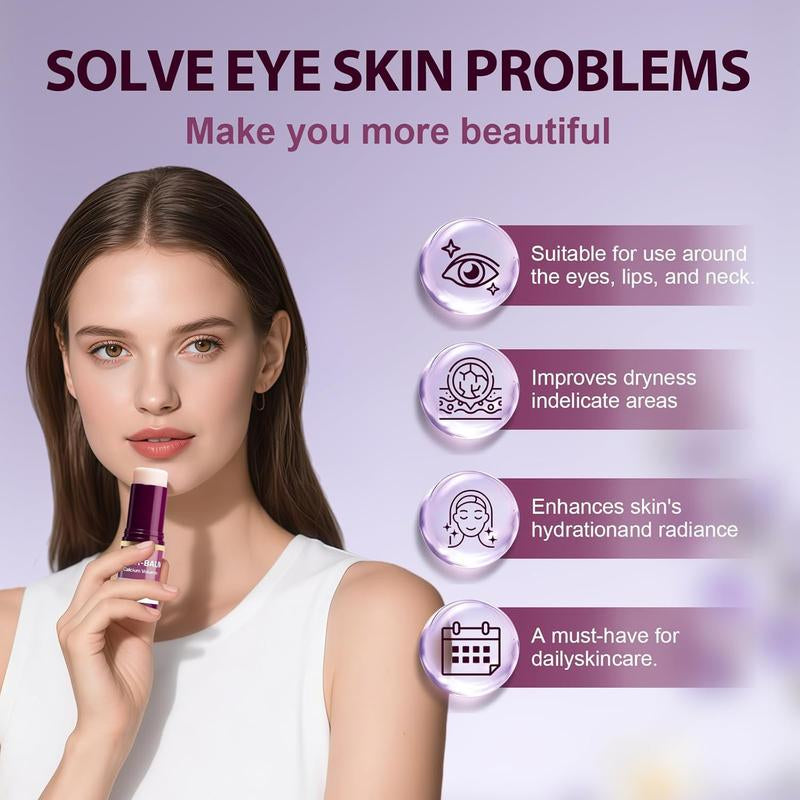 Calcium Multi Balm Stick, Calcium Volume Multi Balm, Korean Collagen Moisturing Stick, Firming & Moisturizing, Korean Skincare, Anti-Wrinkle, Hydrating, Lifting Cream for Eyes, Face & Neck